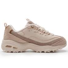 Skechers D'LITES系列熊猫图案轻便女士休闲运动鞋，款式150240-SDNT - 沙色/自然色 - 查看 2