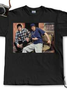 Slushy Noobz Dayum Meme Iconic Duo Hard Tee, And Hamzah, Y2K Tee, Aesthetic Iconic Grunge Und - 黑色 - 查看 1