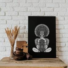 Portrait Of Egyptian Women Stencil Reusable 11.7*8.3 Inches For Painting With Paint Brush Drawing Templates For Crafts Wall Art Furniture Canvas