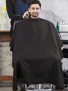 2件/1件专业美发围裙，可调节搭扣设计，耐用易清洗面料，适用于美发、烫发和染发；防水加厚披肩，适用于护发、烫发和洗发；超大号沙龙披肩式围裙 - 成人长度 - 彩色 - 查看 5