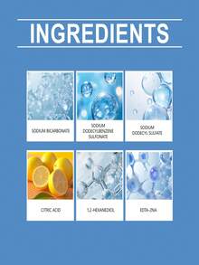 Dishwasher Cleaning Effervescent Tablets, Degreasing, Stain Removal, Descaling, Household Cleaning, Kitchen Cleaning Agent - Multicolor - View 5