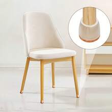 8pcs Chair Leg Floor Protectors, Bar Stool Leg Covers, Dining Table Chair Leg Pads, Suitable For Hardwood Floors, TPE Felt Furniture Pads - Multicolor - View 3