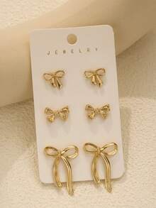 3 Paar/Set Acryl Weihnachtsmann Mütze, Lebkuchenmann, Weihnachtsbaum Design Ohrstecker, bunter Weihnachtsschmuck für Frauen, perfektes Geschenk für Weihnachtspartys