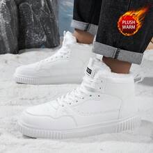 Women's Fashionable Casual Sneakers, Soft Sole, Comfortable, Lace-Up, Lightweight, Outdoor Flat Shoes, Suitable For All Seasons - White - View 2