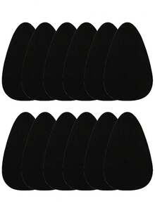 6Pairs Plus Size Invisible Lift Latex Tape Sticky Water Drop Shaped Breast  Strapless Bra Liner, Skin Color/Black/Brown,Suitable For B-D Cup Busty Women,For Deep V Dresses And Backless Clothing. - Nhiều màu - Xem 31