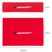 chaohongjia 2 Stück weiche und bequeme Auto Sicherheitsgurt Kissen, personalisierte und modische Sicherheitsgurt Kissen, vier Farben zur Auswahl, geeignet für den Autoeinsatz, frei kombinierbar