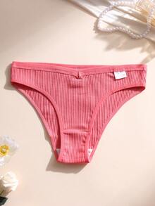 7 chiếc quần lót nữ bằng cotton nguyên chất không đường may, kiểu dáng tam giác, cạp chữ V, màu trơn, có gân, thoải mái và thoáng khí. - Nhiều màu - Xem 3