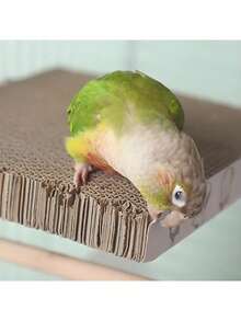 2pcs/Set Parrot Chewing Toys, Cage Accessories For Stress Relief, Pet Bird Shredding Paper Toys, Nibble Board, Suitable For Parrots & Lovebirds - Durable Paper Material, Random 2 Styles