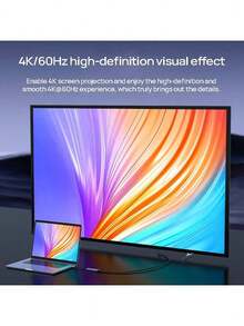 PHILIPS Trạm kết nối SWR1607L/93 Type-C có thiết kế mỏng nhẹ và di động, mở rộng nhiều giao diện chỉ với một cáp duy nhất, hỗ trợ đầu ra độ phân giải cao 4K và tương thích rộng rãi với nhiều loại máy tính xách tay. - Xám không gian - Xem 2