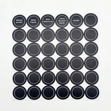 5 Sheets Of 180pcs Round Spice Labels With Adhesive, Suitable For Spice Jars, Blank Writable Labels, Seasoning Labels, Can Be Used For Kitchen Pantry Jars, Lids, Food Containers And Spice Storage Boxes.
