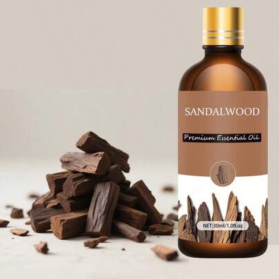 100毫升/30毫升/10毫升檀香精油，保湿檀香面部精油，柔滑肌肤檀香香氛护肤油，纯植物萃取精油