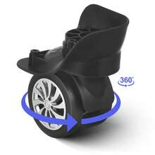 4Pcs Universal Luggage Wheel Replacement Set Heavy Duty Suitcase Carrier Wheels - Black - View 8