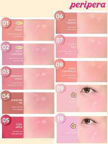 Peripera K-Beauty SYRUPY TOK CHEEK Liquid Blush, Creamy Blush Texture, Creates Natural Glowing Makeup Effect, Smooth Texture, Natural Makeup Look, Suitable For Daily And Korean Makeup - #02 Milky Lavender - View 11