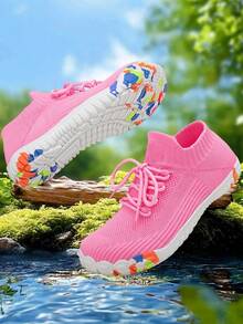 Women's Water Shoes, Sports Shoes And Fitness Shoes, Suitable For Both Indoor And Outdoor Use. Suitable For Sports, The Upper Is Comfortable And Breathable, The Insole Is Comfortable And Soft, And The Sole Is Anti-Slip And Breathable - Pink - View 2