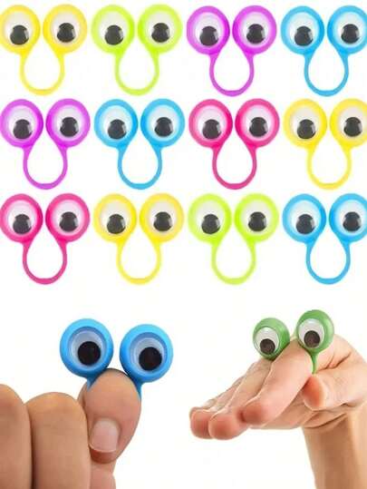 Anillos de dedo creativos de colores aleatorios, anillos de nudillos, regalos de broma, recuerdos de fiesta, regalos de cumpleaños, regalos de Año Nuevo, juguetes para estudiantes, juguetes antiestrés para adolescentes, suministros de fiesta, regalos pequeños, juguetes antiestrés de oficina