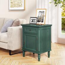HLR 25"H Nightstands Set Of 2, Modern Retro Bedside Table With Drawer, End Table For Bedroom - 綠色 - 查看 7