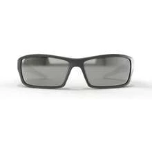 Edge SR117 Reclus - Gafas de  envolvente, antiarañazos, antideslizantes, UV 400, grado militar, compatible con ANSI/ISEA y MCEPS, 5 pulgadas de ancho, marco negro/lente de espejo plateado(Polarizado G-15 Silver Mirror) - Multicolor - Ver 4