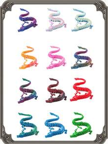 1个3D打印可动关节龙形摆件，附赠礼品袋，现代家居/办公室/活动装饰，收藏级雕像，适合14岁以上人群，可收藏、展示、装饰雕塑，现代设计，高清打印，水晶雕刻，摆件，奇幻爱好者圣诞礼物 - 彩色 - 查看 10