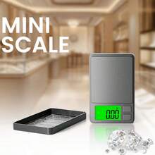 0.01克高精度珠宝秤、厨房秤、实验室级电子秤、便携式带防尘盖托盘、智能单位转换、背光液晶显示屏、计数功能、黄金称重秤、药品及咖啡豆分装器、迷你烘焙秤（不含电池） - 彩色 - 查看 10