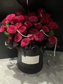 1 Stück Blumenstrauß Verpackungsbox, rundes Blumenkorb Design, kreative DIY Geschenkbox für Neujahr, Valentinstag, Blumenladen, Party Geschenke, tragbar und geeignet für Blumenaufbewahrung - Verschiedenfarbig - Übersicht 5