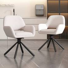 Dining Chairs - White + Sherpa-1 - View 4