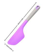 Integrated Silicone Scraper Spatula For Baking Cakes And Cream, Silicone Spreader, Household Salad And Jam Stirring Knife. It Has Good Toughness, Is Easy To Use And Easy To Clean - Multicolor - View 13