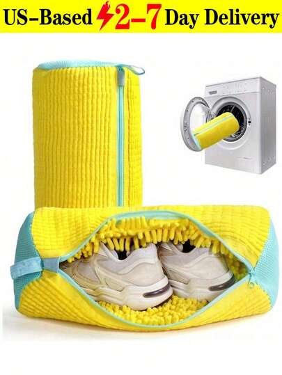 [US-Based Shipping]Reusable Shoe Washing Bag, Lazy Artifact Household Shoes Multi-Function Stain Removal, Anti-Deformation Fast Washing Bag, Washing Machine Clothing Care Bag, Laundry Bags.Durable Shoe Washing Bag Suitable For All Shoe Types , Plush Lining Interior Protective Laundry Bag,Women's Fall Clothing Winter Clothing Christmas Gift Fall Autumn Velvet Furry Party Fuzzy Plush Thanksgiving Festival Cyber Monday Holiday Knitted Winter Valentine' S Day Gift Christmas Women,Storage Container Organizador Room Acesories Room Decor Shoe Rack