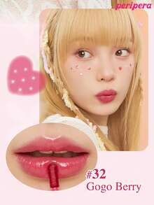 Peripera K-Beauty Ink Mood 水感光澤唇釉，水感裸色唇釉，鏡面水光唇釉，玻璃感唇釉，豐唇效果，自然保濕，輕盈亮色，持久顯色，舒適不黏膩，適合戴口罩使用，無白暈 - #32 Gogo Berry - 查看 4