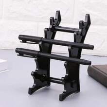 6-Slot Plastic Pen Holder Display Stand, Eyebrow Pencil Display Rack, Makeup Brush Holder, Clear Pen Organizer, Suitable For Home, School, Store, Dorm And Office Supplies Organization, Craft Display, Office & School Supplies, Desk Accessories, Durable Acrylic, Non-Slip, For Stationery Storage, Office Desk Organizer, Study Room, Desk Decor, Makeup Storage, Vanity, Back To School Gift, Gift For Her, Gift For Him - Multicolor - View 12