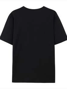 Black Photography T-Shirt With Hasselblad Camera Design. Available In Sizes S To 3XL - Black - View 3