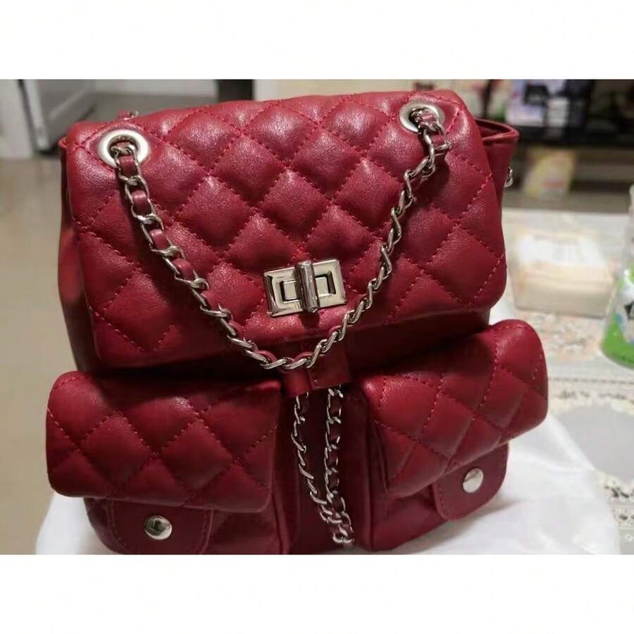 Women Crossbody - Màu đỏ anh đào - Xem 1