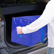 Durable Blue Black Waterproof Storage Bag - Ideal For Moving, Traveling, Camping, And Gardening/Travel Supplies | Classic Style | Rectangular, Underbed Storage - Màu xanh lam - Xem 3