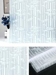 Frosted Glass Window Film, Anti-Peeping Privacy Window Sticker For Bathroom, Shower Room, Transparent - Multicolor - View 4