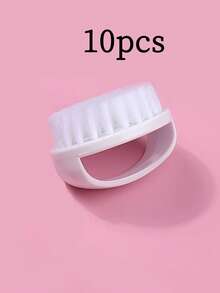 klimonla 1-10件套美甲刷套装，包括无名指打底刷、角质层刷、清洁刷、指夹软毛刷、指甲清洁刷 - 彩色 - 查看 11