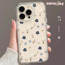 Capinha Capa Material transparente TPU padrão floral I P H ONE XR 11 12 13 14 15 16 PRO MAX 7 14 15 16 PLUS REDMI A1 A2 A3 A5 9A 10C 12C 11A 13C 14C  11 12 LIRE NOTE 8 9 10 11 12 13 14 PRO POCO C55 C65 X3 X4 X5 X6 F3 F5 M4 PRO M5S F7 Galaxy M23 M34 M52 M53 A03 A04 A13 A05S A07 A10 A11 A12 A14 A15 A17 A20 A30 A23 A32 A34 A35 A50 A51 A52 A54 A55 A71 A72 S20 FE S21 FE S22 ULTRA S23 FE S23 ULTRA S24 PLUS S24 ULTRA S25 ULTRA  MOTO G04 G7 G9 PLAY G10 G13 G23 G14 G15 G20 G22 G24 G30 G32 G34 G35 G52 G53 G54 G60 G84 E7 E13 E20 E22 EDGE 30 40 CASE - Y1 - Visão 4
