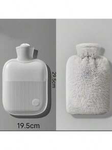 Water-Filled Plush Hot Water Bottle, Anti-Explosion Foot Warmer & Bed Warmer, Cute Hand Warmer - Multicolor - View 23