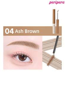 Peripera K-Beauty SPEEDY SKINNY 眉彩筆，眉毛造型凝膠，超細刷頭，輕鬆打造精緻眉妝，防水、持久且防暈染，眉毛造型液，眉毛填補，豐盈眉毛凝膠 - #04 Ash Brown - 查看 2
