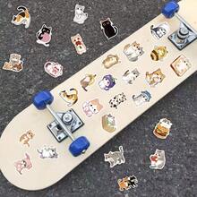 50pcs Cute Cat Stickers DIY Decoration Luggage Guitar Notebook Creative Fun Cartoon Stickers - Multicolor - View 5