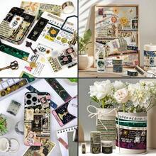20 Rolls Washi Tape Set - Floral Decorative Masking Tape, Adhesive Tape Supplies, Junk Journal, Scrapbooking Supplies, Wrapping, Party Decoration - 塔羅牌 - 查看 6