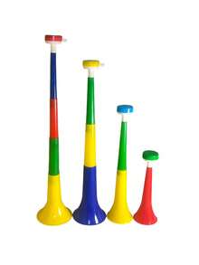 4pcs Telescopic 4-Section Large Megaphone Cheering Props (Random Color)