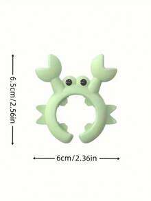 1pc Crab Shaped Silicone Utensil Holder, Heat Resistant Kitchen Tool Rack, Stovetop Spill Holder, Essential Cooking Accessory - Multicolor - View 2