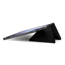 Slim Folio Faux Leather Stand Case | Smart Cover For Samsung For Galaxy Tab S10 Lite/S10 FE/S9/S9 FE 10.9" Tablet With Multi-Angle Support And Sleep - 黑色 - 查看 3