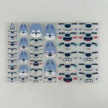 STAY 贴纸，Skzoo 浮雕贴纸/转移贴纸，表情贴纸（成员个人贴纸并非美甲贴纸！它们是转移贴纸，请参考视频了解详细使用方法）Kpop 粉丝装饰品，可爱卡哇伊自嘲熊 3D 美甲贴纸，带背胶，可用于美甲和足部装饰，可爱卡通人物，也适用于 DIY 剪贴簿贴纸、墙贴，可粘贴在任何地方 - 彩色 - 查看 13