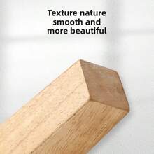 4 piezas Patas de muebles de madera sólida cónica, patas de repuesto de madera sólida, adecuadas para sofá, tocador, cama - Pies de repuesto de madera multifuncionales con placa de montaje de metal y tornillos - Beis - Ver 5