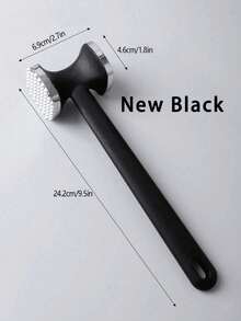 1pc New Dual-Sided Meat Tenderizer, Aluminum Alloy Steak Hammer, Meat Pounder, Pork Chop Meat Mallet, Home Use