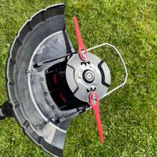 Grass Trimmer Blades Plastic Mower Replacement Blades Large Hole Diameter 12mm Small Hole Diameter 7mm Universal Grass Trimmer Parts Accessories(100pcs) - Red - View 2