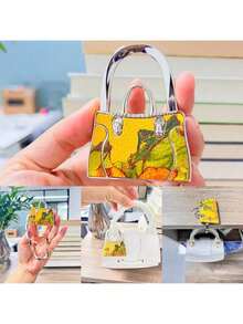 Gancho plegable portátil para bolso con forma de jarrón de aleación de zinc con estilo bohemio y pequeños rhinestones - Multicolor - Ver 6