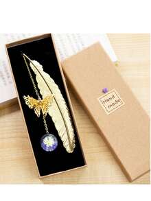 1pc Butterfly Bookmark,Bookmarks Gifts,Elegant Reading Accessories For Book Lovers,Students,Writers, Readers,Ideal Gift For Birthdays, Graduations, And General Gifting,Valentine's Day Gifts,Mother's Day,Teacher's Day,Birthday Gift For Students(Gift Box Not Included)