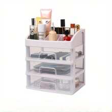 Multi-Layer Cosmetic Storage Box Makeup Drawer OrganizerJewelry Nail Polish Makeup Container Desktop Sundries Storage Box - White - View 10