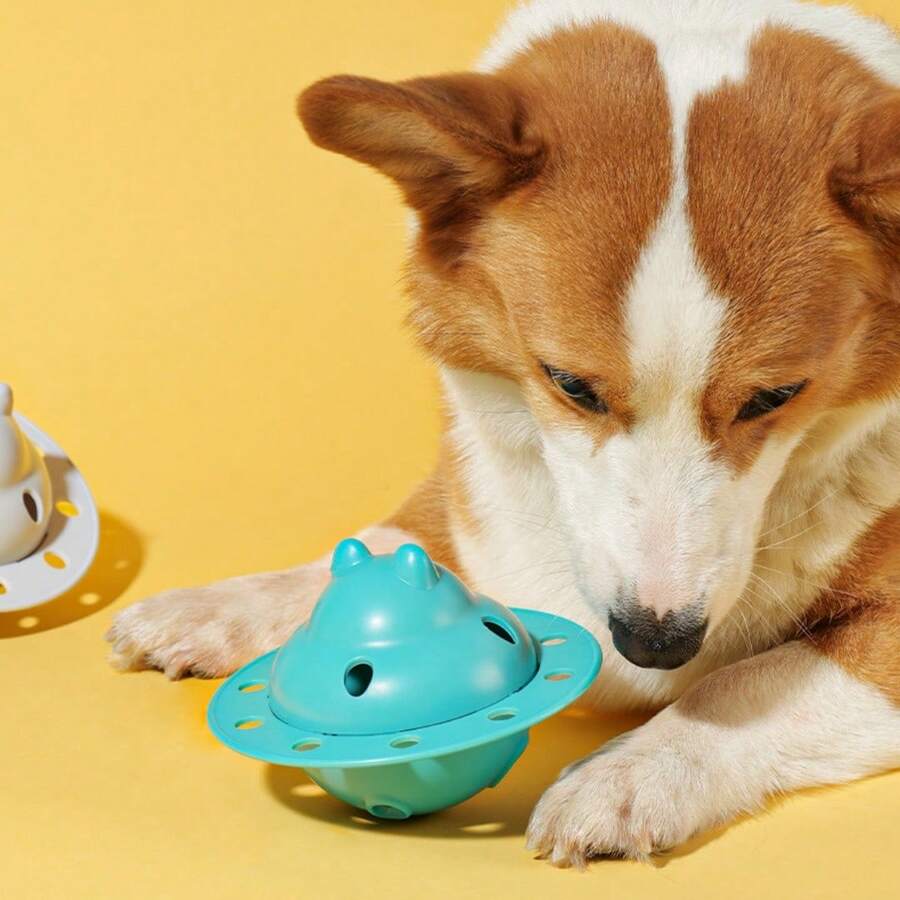 Đồ chơi ăn chậm cho mèo/chó, dạng bóng xếp hình, dụng cụ phân phát thức ăn hình thù độc đáo, bền chắc và chống cắn phá.